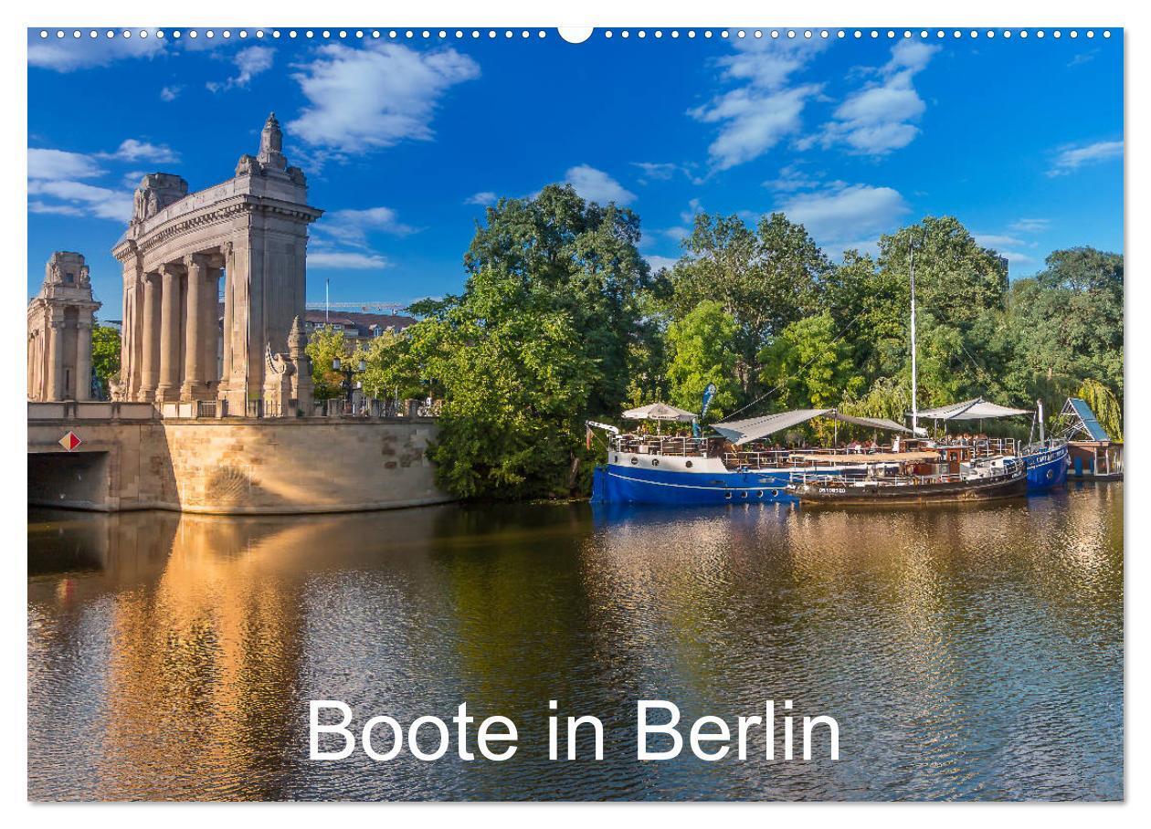 Cover: 9783383147708 | Boote in Berlin (Wandkalender 2024 DIN A2 quer), CALVENDO...