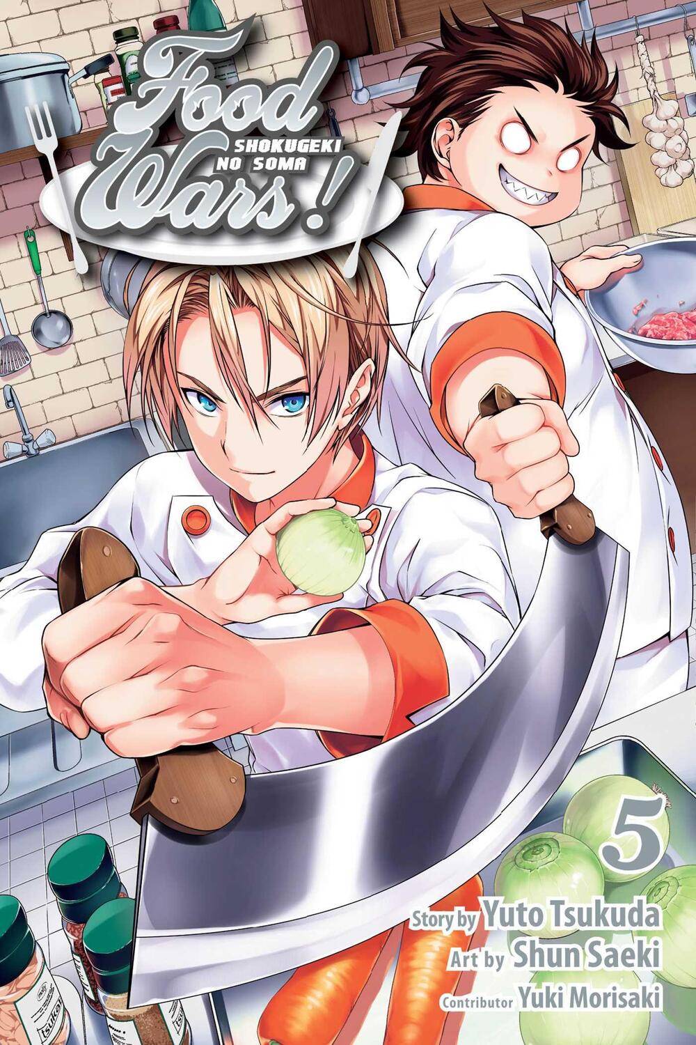 Cover: 9781421573854 | Food Wars!: Shokugeki no Soma, Vol. 5 | The Dancing Chef | Tsukuda