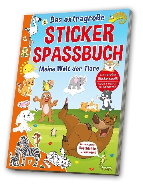 Cover: 4019393910946 | Das extragroße Stickerspaßbuch - Meine Welt der Tiere | Taschenbuch