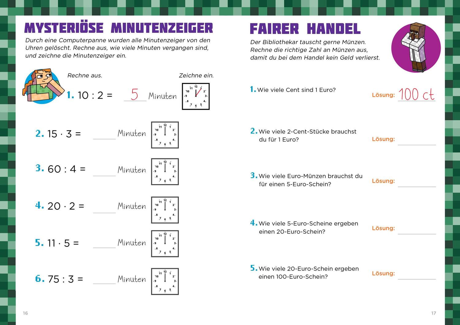 Bild: 9783743205970 | Mathe für Minecrafter - Multiplizieren und Dividieren | Amanda Brack