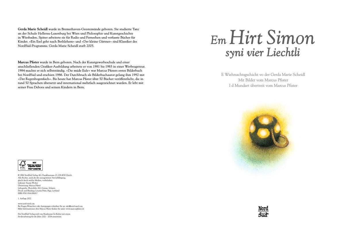 Bild: 9783314106187 | Em Hirt Simon syni vier Liechtli | Gerda Marie Scheidl | Buch | 32 S.