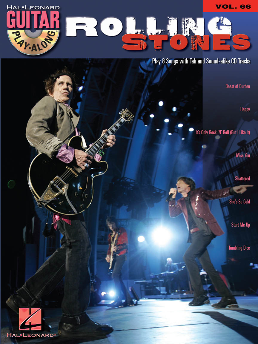 Cover: 884088089436 | Rolling Stones | Guitar Play-Along Volume 66 | Guitar Play-Along