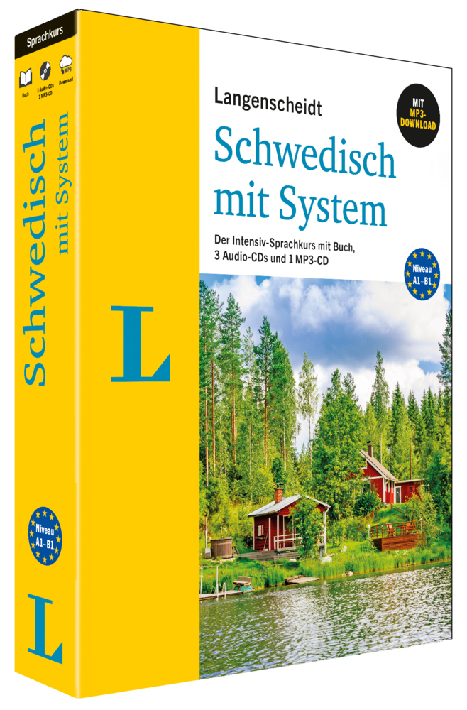 Cover: 9783125633414 | Langenscheidt Schwedisch mit System - Der Intensiv-Sprachkurs mit...