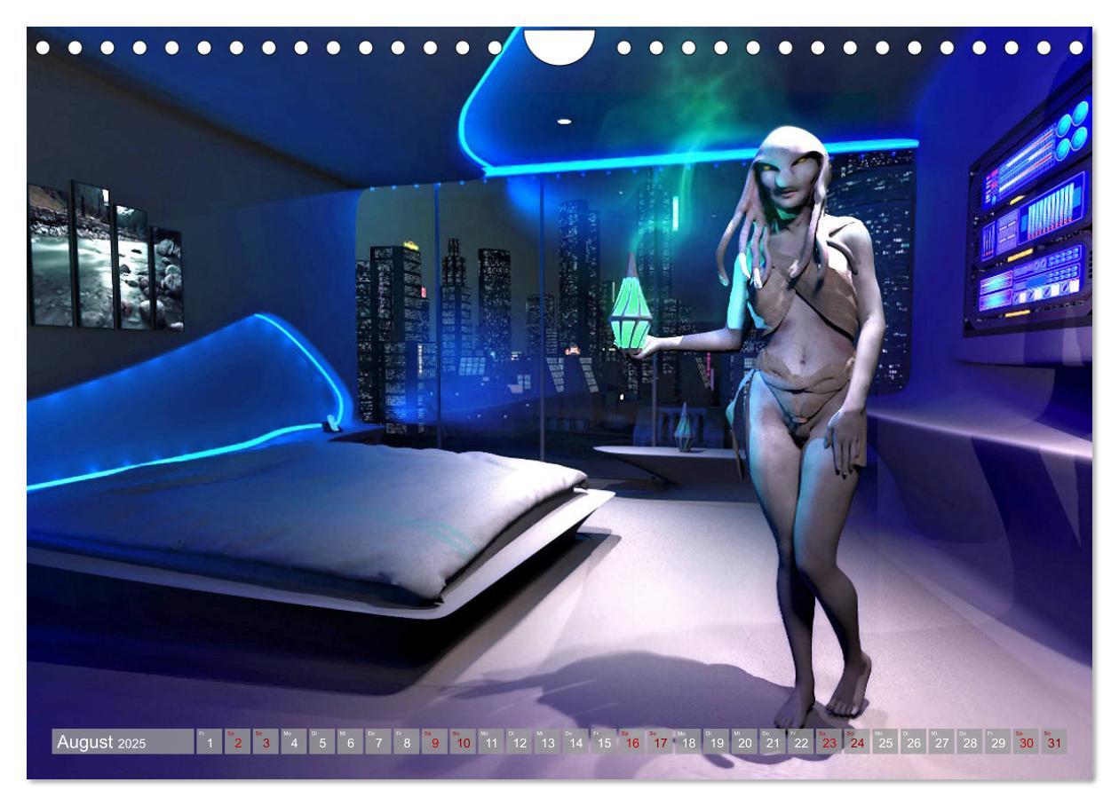 Bild: 9783435158003 | Science Fiction Visionen (Wandkalender 2025 DIN A4 quer), CALVENDO...