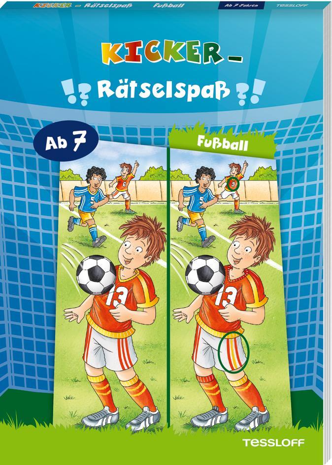 Cover: 9783788645311 | Kicker-Rätselspaß. Fußball | Rätseln für Kinder ab 7 Jahren | Buch
