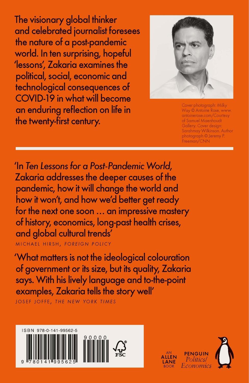 Rückseite: 9780141995625 | Ten Lessons for a Post-Pandemic World | Fareed Zakaria | Taschenbuch