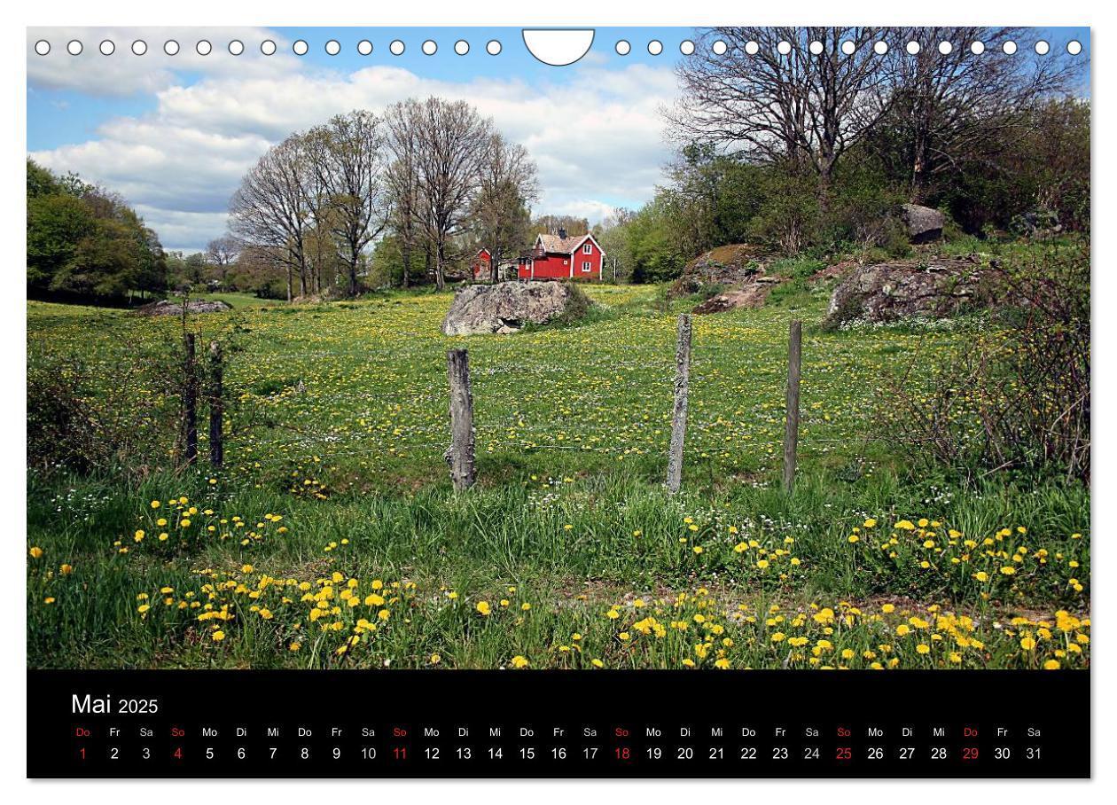 Bild: 9783435783861 | Südschweden (Wandkalender 2025 DIN A4 quer), CALVENDO Monatskalender