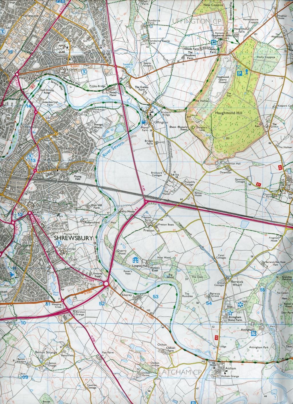 Bild: 9780319244340 | Shrewsbury | Ordnance Survey | (Land-)Karte | Karte/Landkarte | 2015