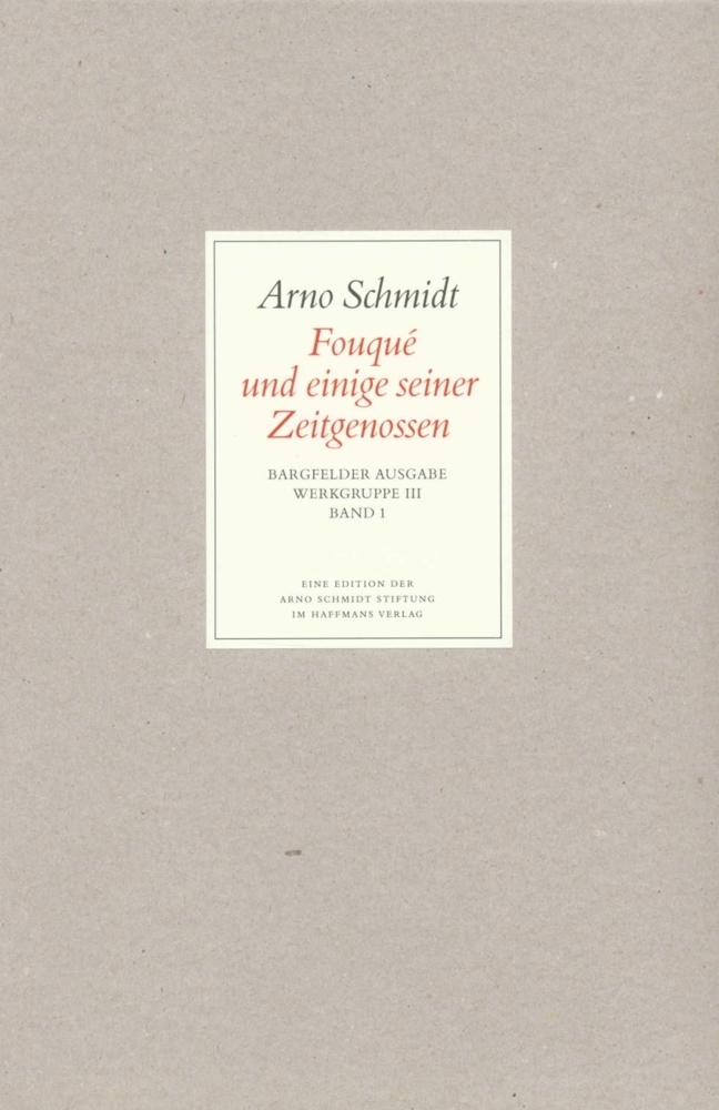 Cover: 9783518800294 | Fouque und einige seiner Zeitgenossen | Arno Schmidt | Buch | 728 S.