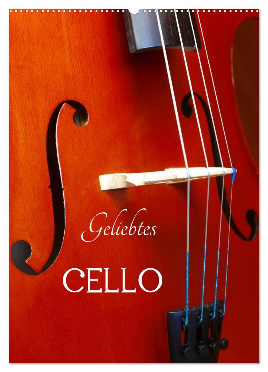 Cover: 9783457010037 | Geliebtes Cello (Wandkalender 2025 DIN A2 hoch), CALVENDO...