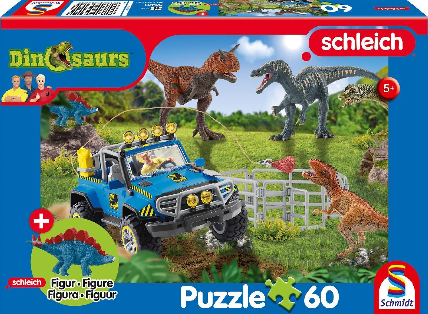 Cover: 4001504564612 | Dinosaurs, Urzeit-Giganten, 60 Teile, mit Add-on (eine Original...