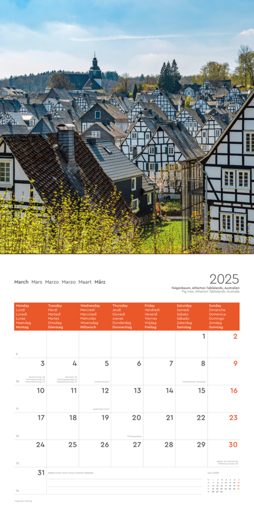 Bild: 9783965914087 | Deutschland - KUNTH Broschurkalender 2025 | Kalender | 28 S. | Deutsch