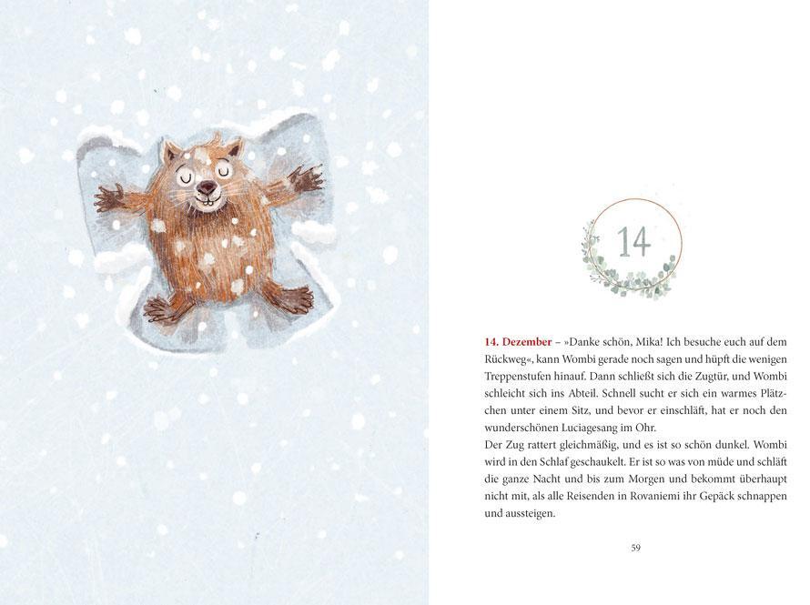 Bild: 9783737358637 | Ein Wombat im Schnee. Adventsgeschichte zum Vorlesen in 24 Kapiteln