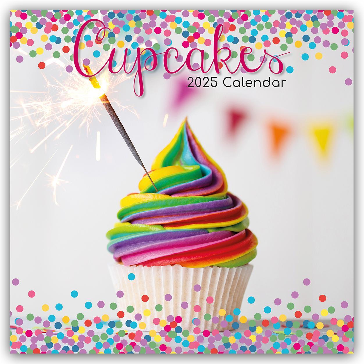 Cover: 9781835360071 | Cupcakes 2025 - 16-Monatskalender | The Gifted Stationery Co. Ltd