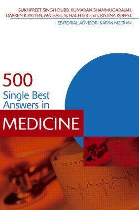 Cover: 9781444121520 | 500 Single Best Answers in Medicine | Sukhpreet Singh Dubb (u. a.)