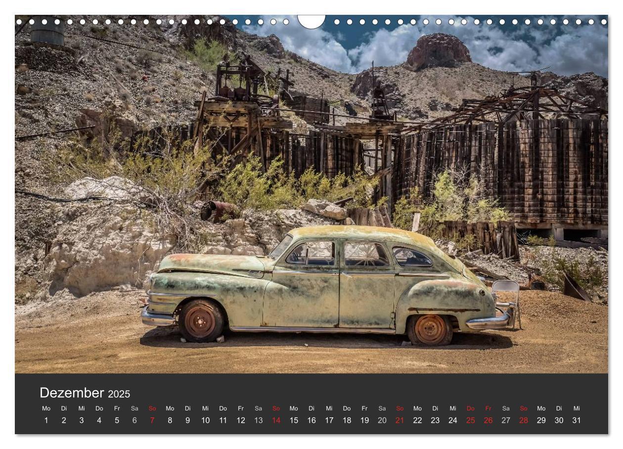 Bild: 9783435576302 | Vergessene Zeitzeugen entlang der Route 66 (Wandkalender 2025 DIN...