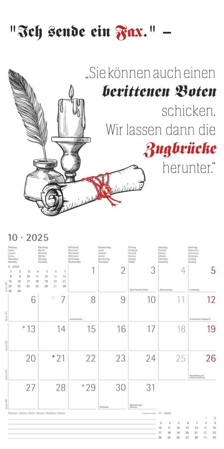 Bild: 4251732343132 | Sprüche 2025 - Broschürenkalender 30x30 cm (30x60 geöffnet) -...