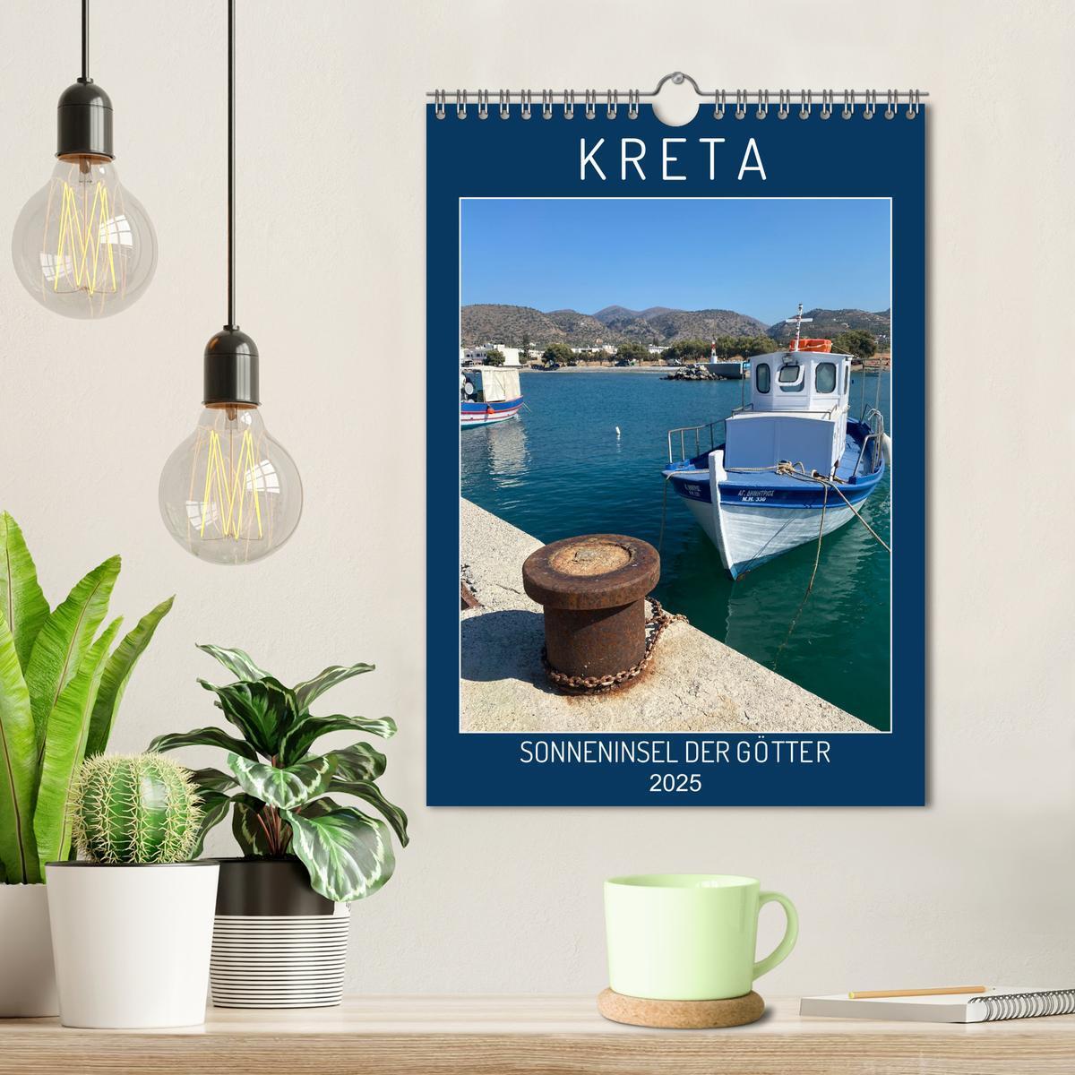 Bild: 9783435909261 | KRETA SONNENINSEL DER GÖTTER (Wandkalender 2025 DIN A4 hoch),...