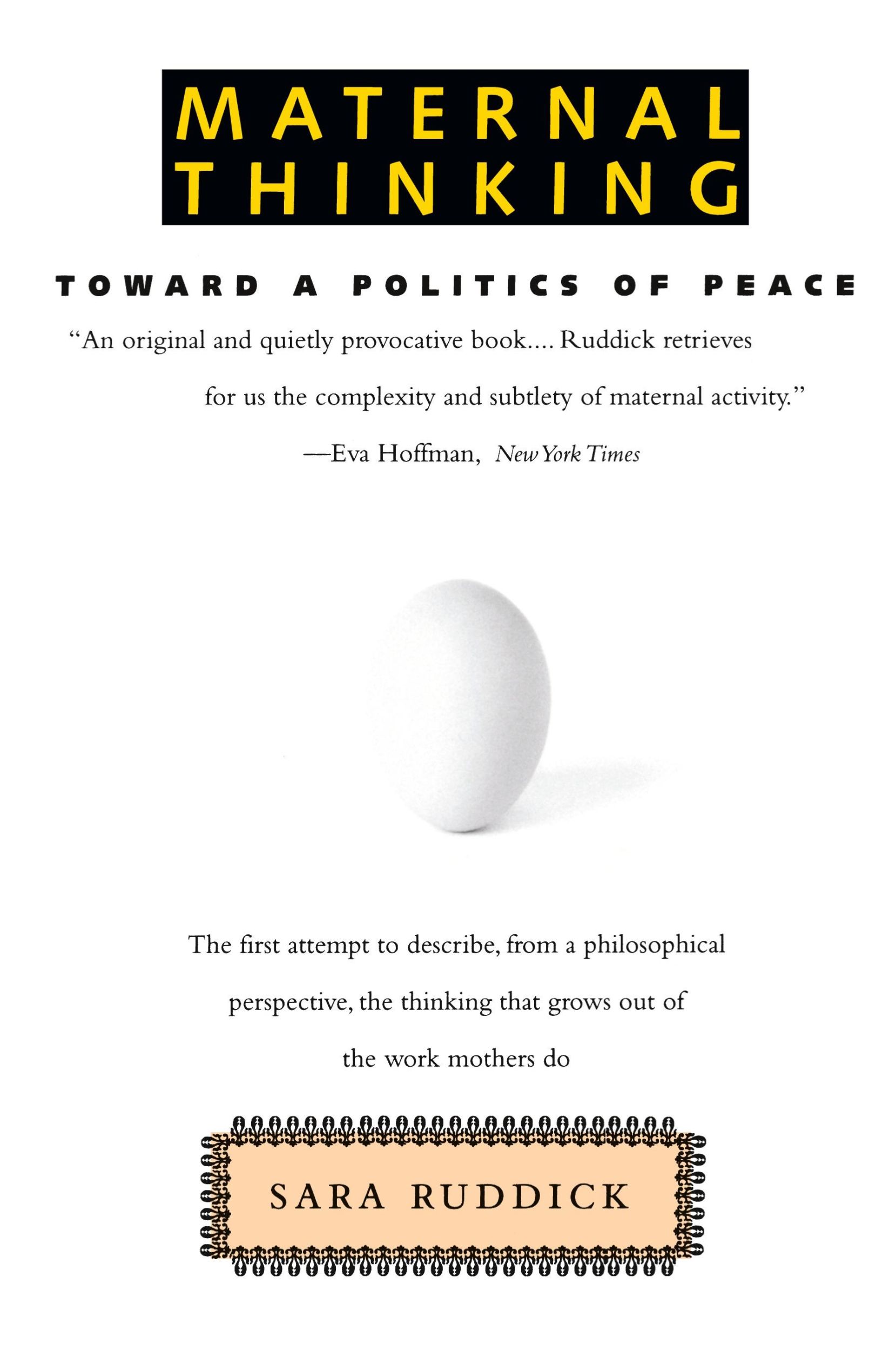 Cover: 9780807014097 | Maternal Thinking | Toward a Politics of Peace | Sara Ruddick | Buch