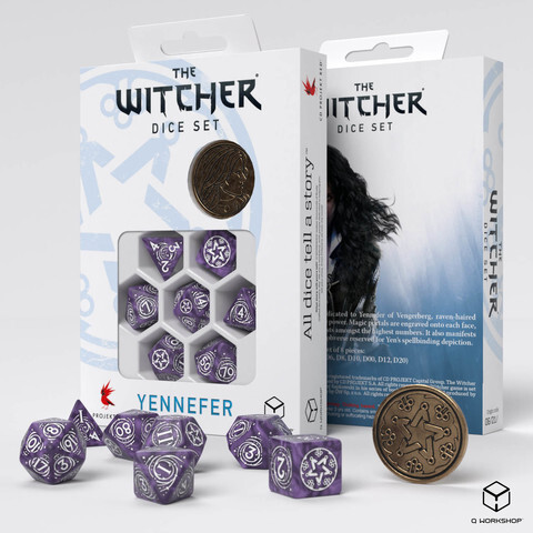 Cover: 5907699496051 | The Witcher Dice Set. Yennefer - Lilac and Gooseberries | QWOWYE1B