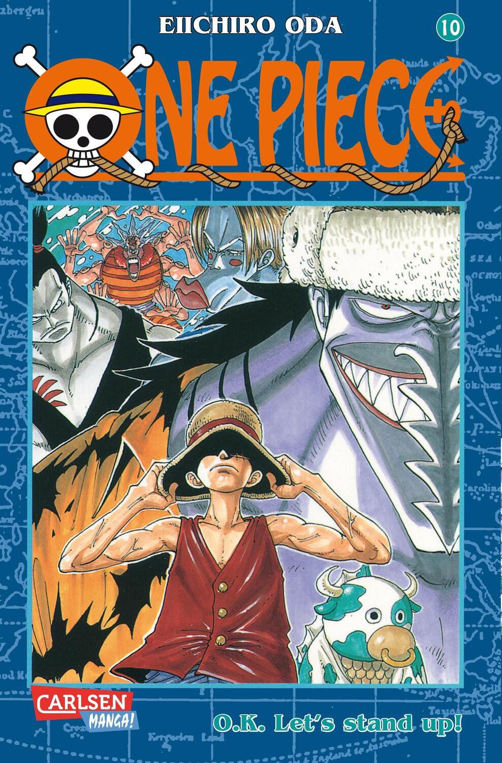 Cover: 9783551756206 | One Piece 10. O.K. Let's stand up! | Eiichiro Oda | Taschenbuch | 2000