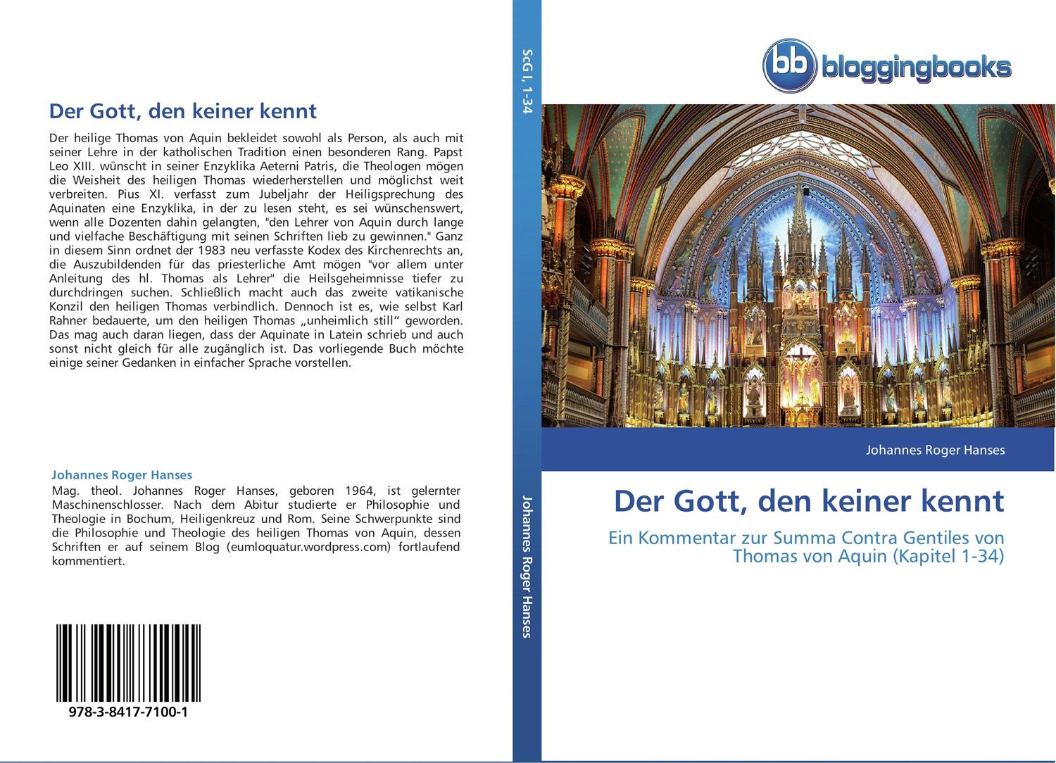 Cover: 9783841771001 | Der Gott, den keiner kennt | Johannes Roger Hanses | Taschenbuch