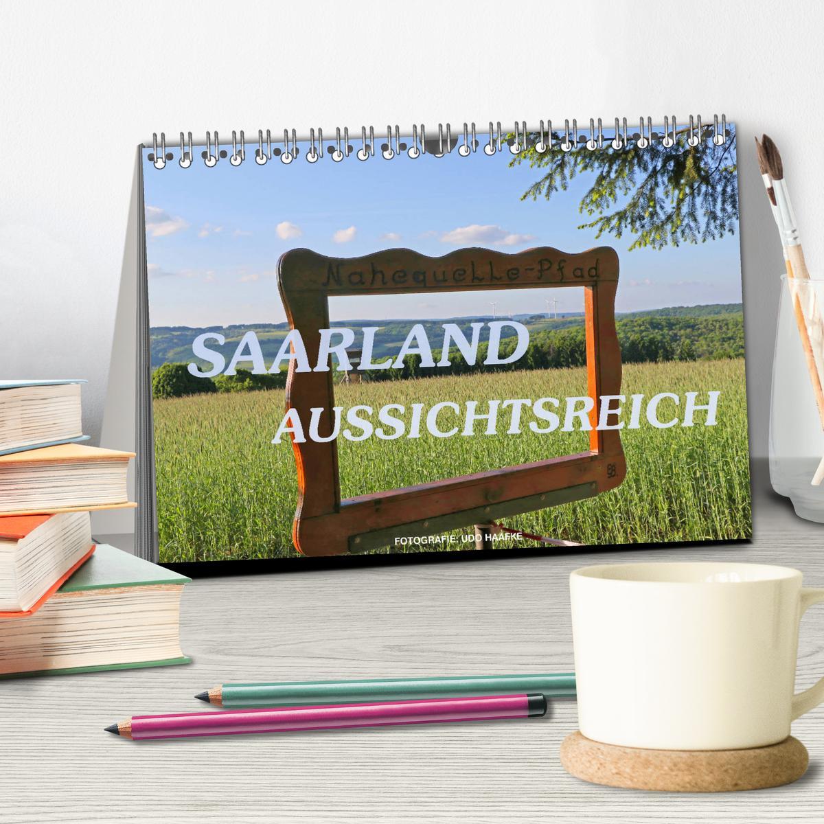 Bild: 9783435303335 | SAARLAND - AUSSICHTSREICH (Tischkalender 2025 DIN A5 quer),...