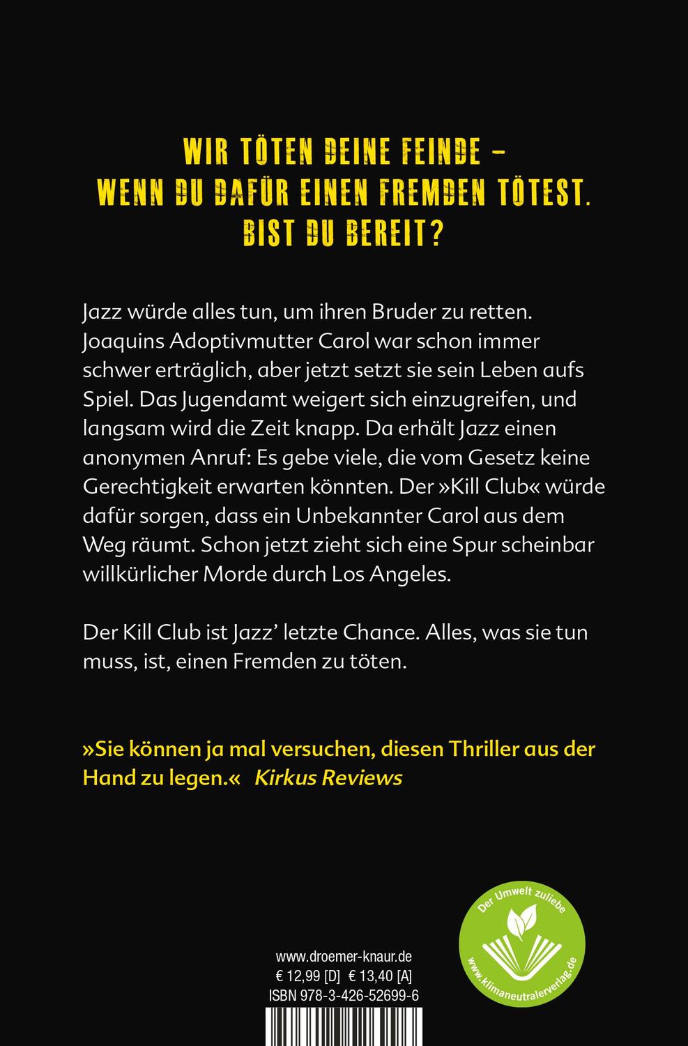 Rückseite: 9783426526996 | Kill Club | Thriller | Wendy Heard | Taschenbuch | 320 S. | Deutsch