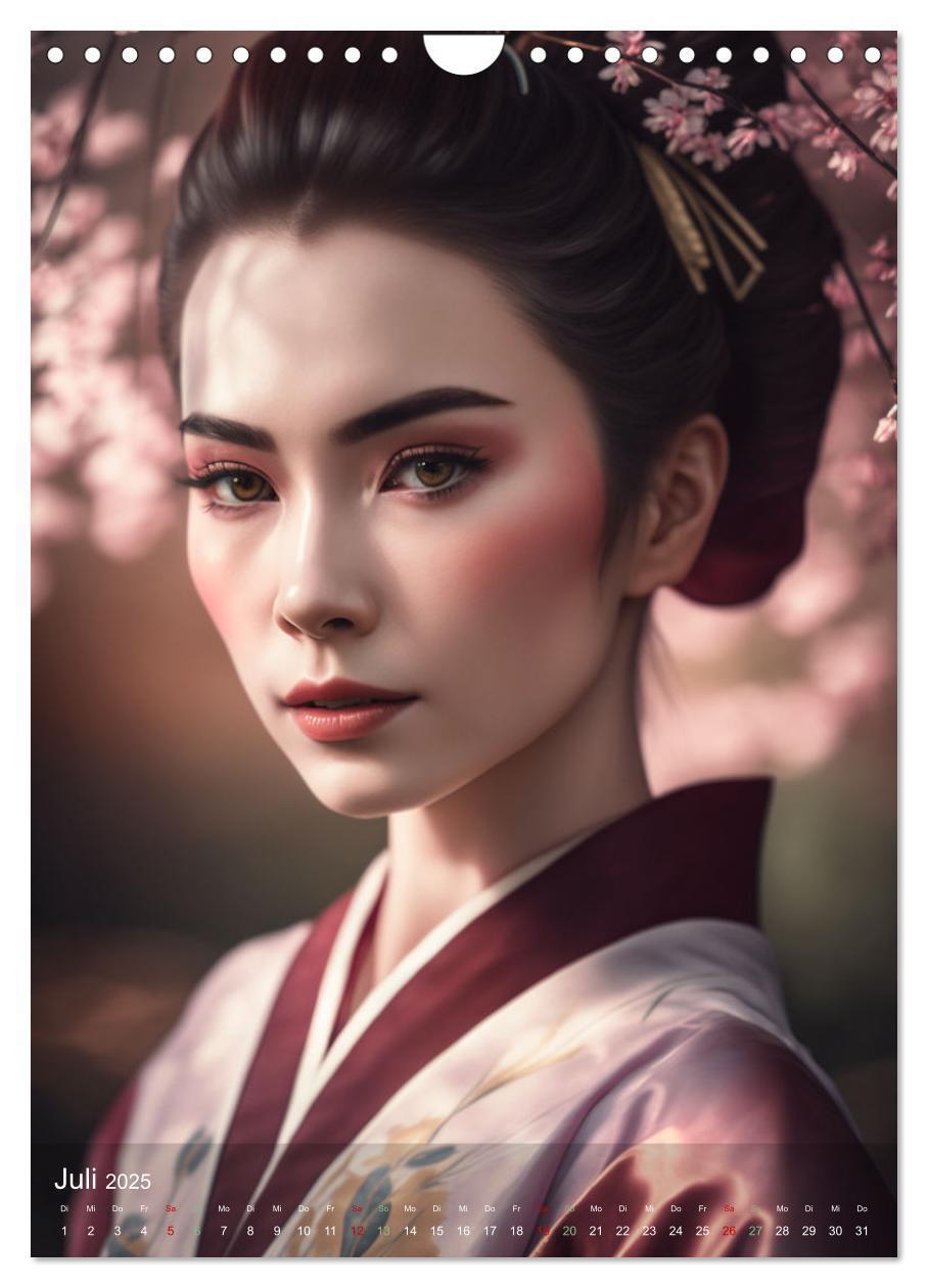 Bild: 9783435881864 | Wunderschöne Portraits Japanischer Geishas (Wandkalender 2025 DIN...