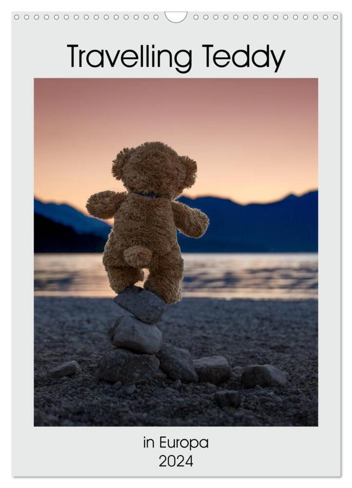 Cover: 9783675751798 | Travelling Teddy in Europa (Wandkalender 2024 DIN A3 hoch),...