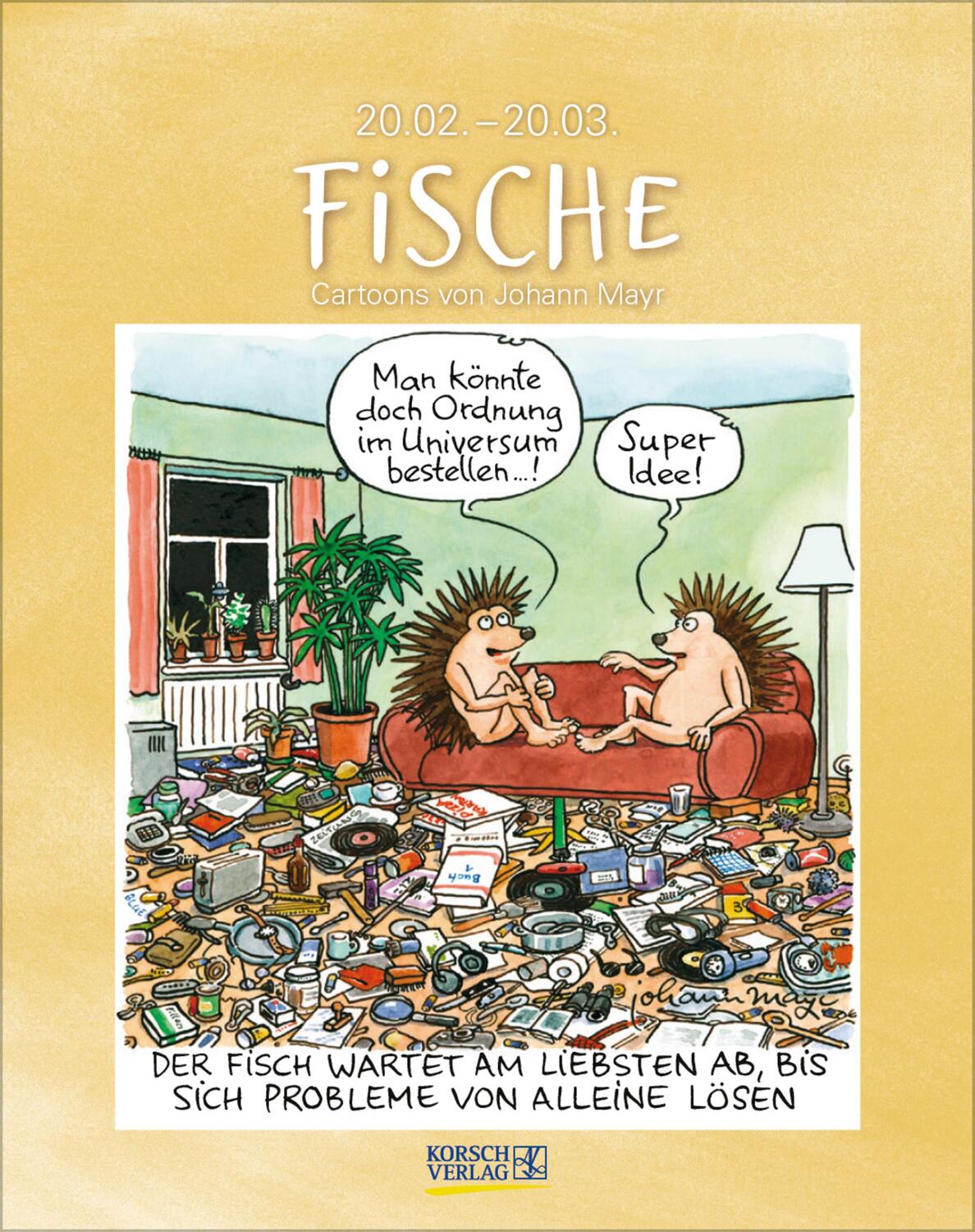 Cover: 9783731876618 | Fische 2025 | Verlag Korsch | Kalender | Spiralbindung | 13 S. | 2025