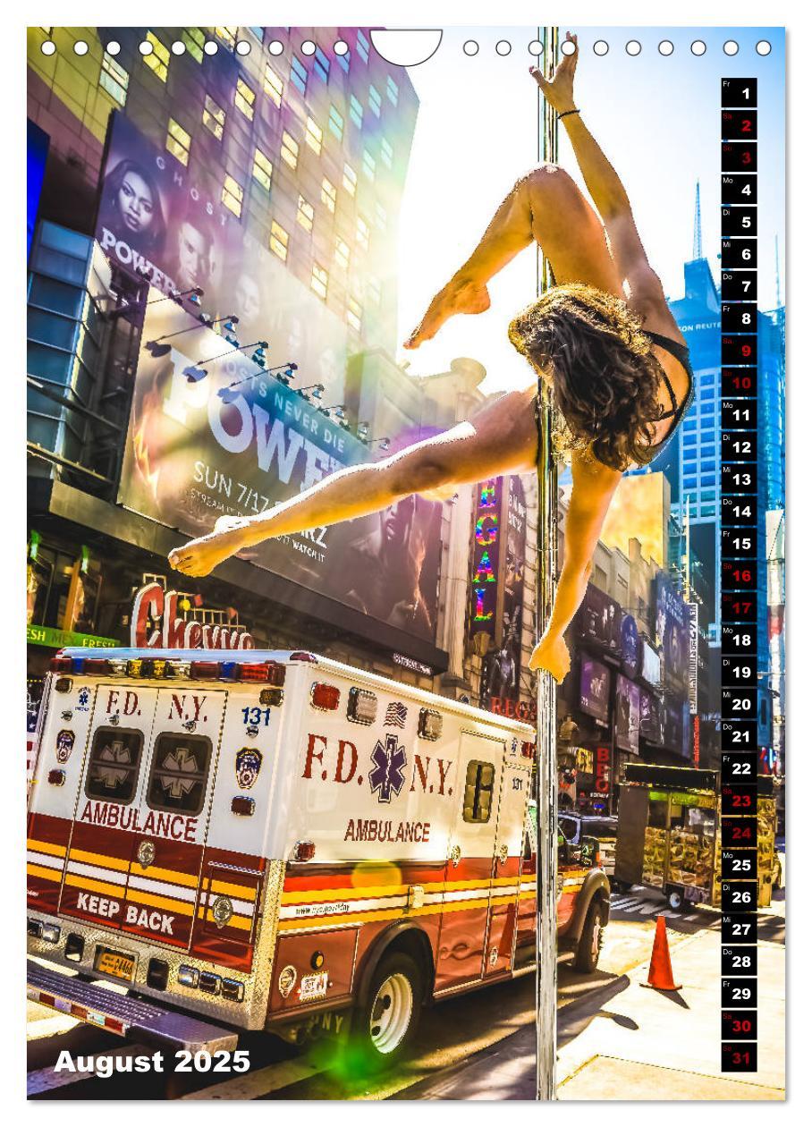 Bild: 9783435999910 | Poledance auf New Yorks Straßen (Wandkalender 2025 DIN A4 hoch),...