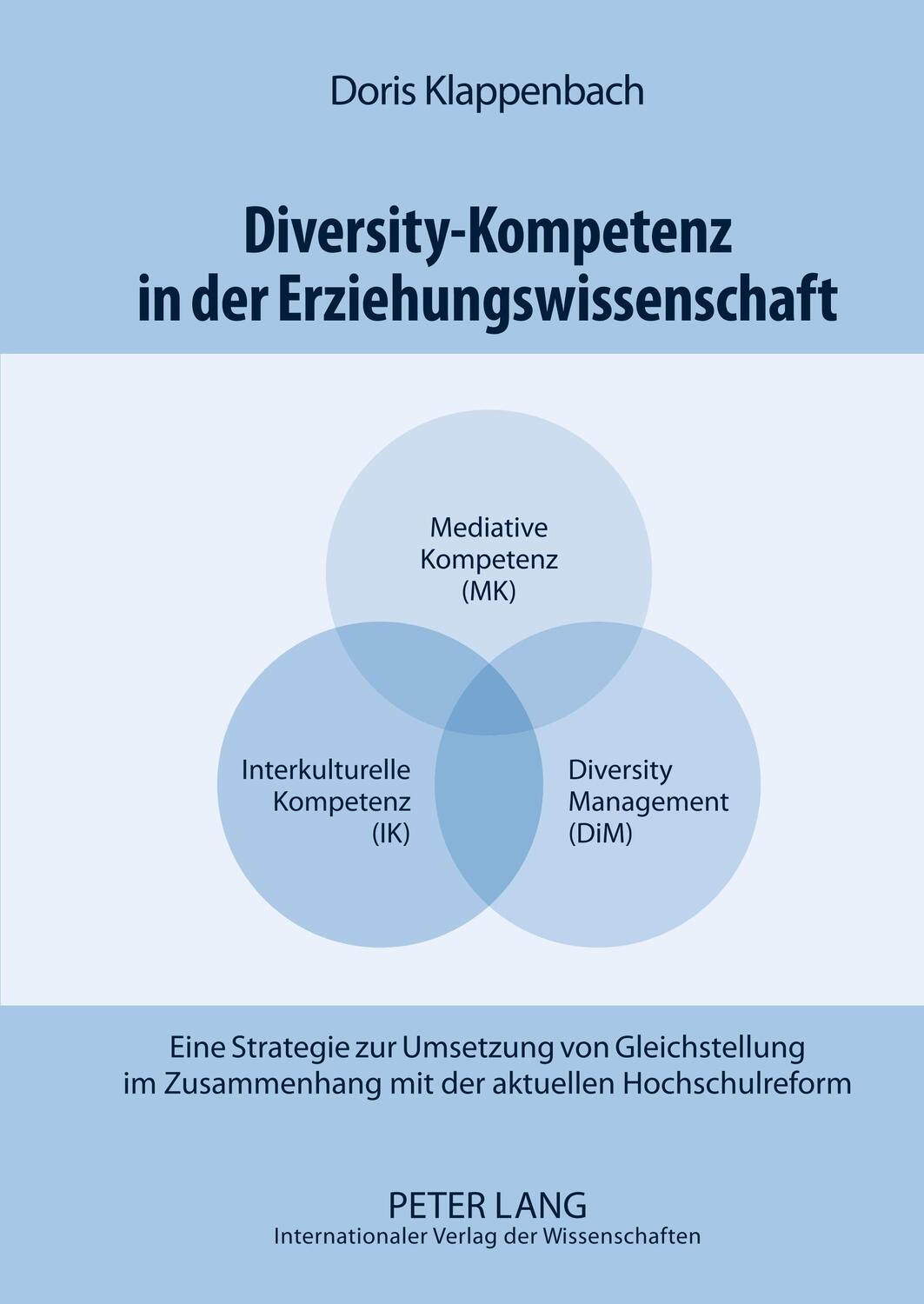 Cover: 9783631598108 | Diversity-Kompetenz in der Erziehungswissenschaft | Doris Klappenbach