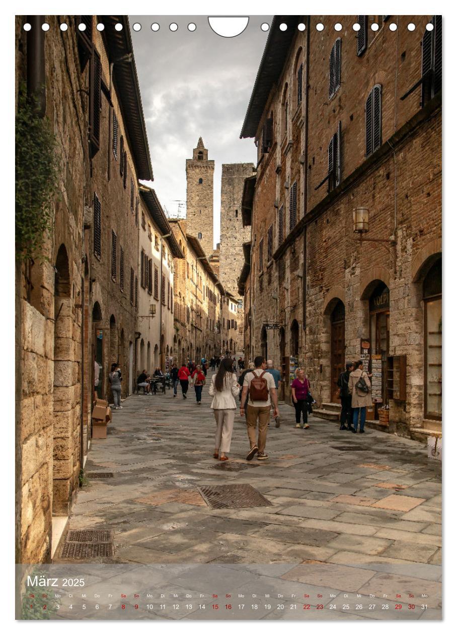 Bild: 9783457220184 | San Gimignano - Stadt der Türme (Wandkalender 2025 DIN A4 hoch),...