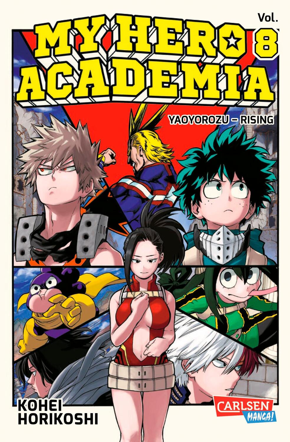 Cover: 9783551794697 | My Hero Academia 08 | Yaoyorozu - Rising | Kohei Horikoshi | Buch