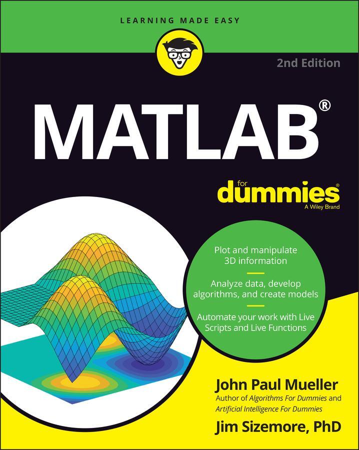 Cover: 9781119796886 | MATLAB for Dummies | John Paul Mueller (u. a.) | Taschenbuch | 496 S.