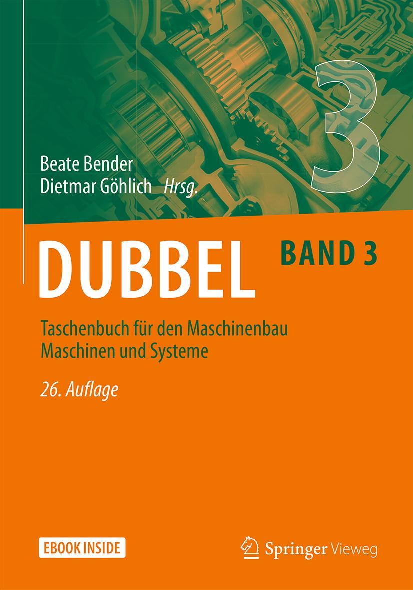 Cover: 9783662597149 | Dubbel Taschenbuch für den Maschinenbau Maschinen und Systeme | Buch