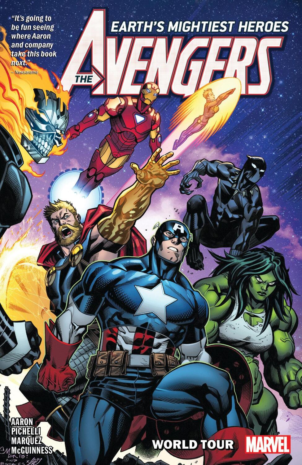 Cover: 9781302911881 | Avengers by Jason Aaron Vol. 2: World Tour | Taschenbuch | Englisch
