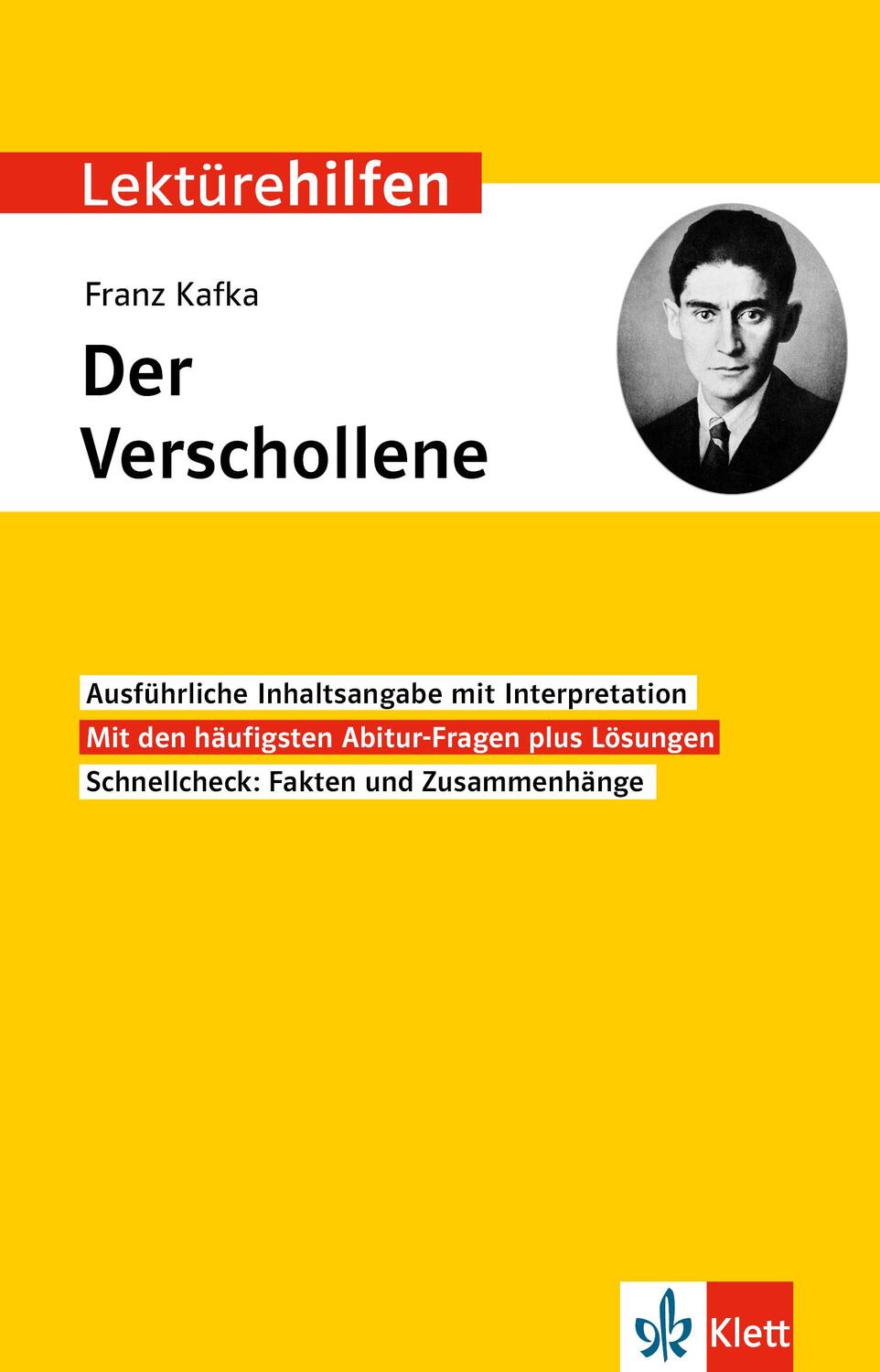 Cover: 9783129231739 | Lektürehilfen Franz Kafka, Der Verschollene | Taschenbuch | Deutsch