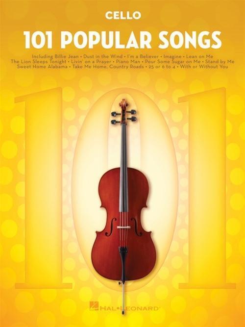 Cover: 9781495090325 | 101 Popular Songs | For Cello | Hal Leonard Publishing Corporation