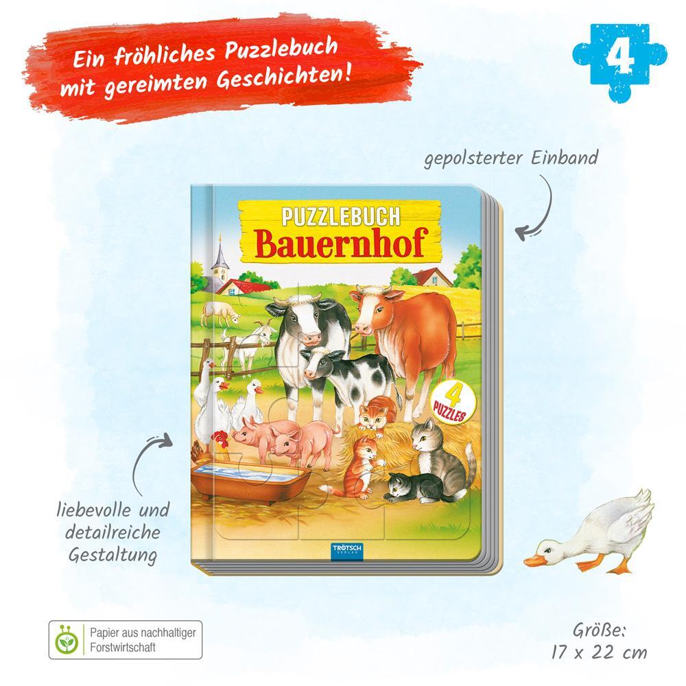 Bild: 9783988020765 | Trötsch Puzzlebuch Bauernhof | Trötsch Verlag | Buch | 10 S. | Deutsch