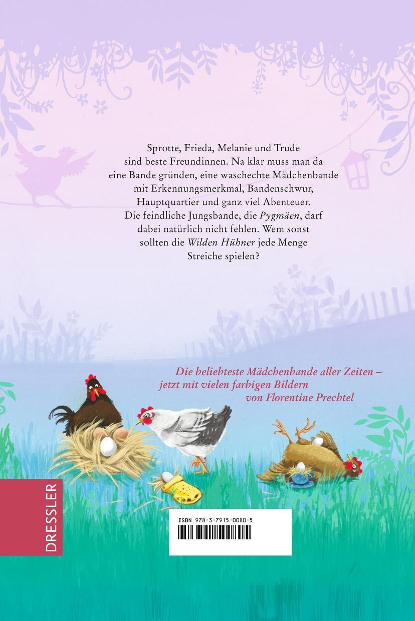 Rückseite: 9783791500805 | Die wilden Hühner | Cornelia Funke | Buch | Dressler | 192 S. | 2018