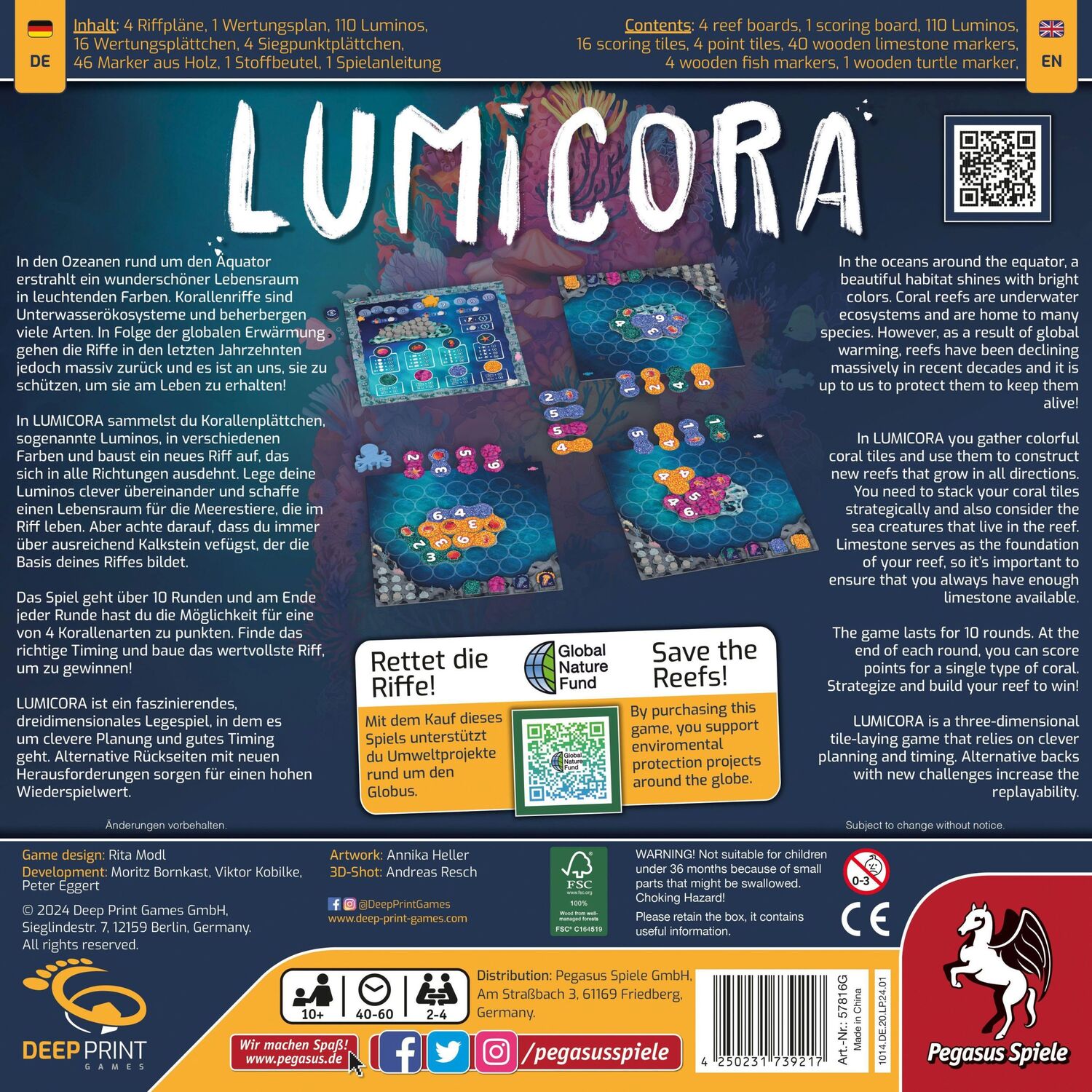 Bild: 4250231739217 | Lumicora (Deep Print Games) | Spiel | 57816G | Deutsch | 2024