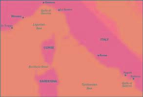 Cover: 9781846236167 | Imray Chart M40 | Ligurian and Tyrrhenian Sea | Imray | (Land-)Karte
