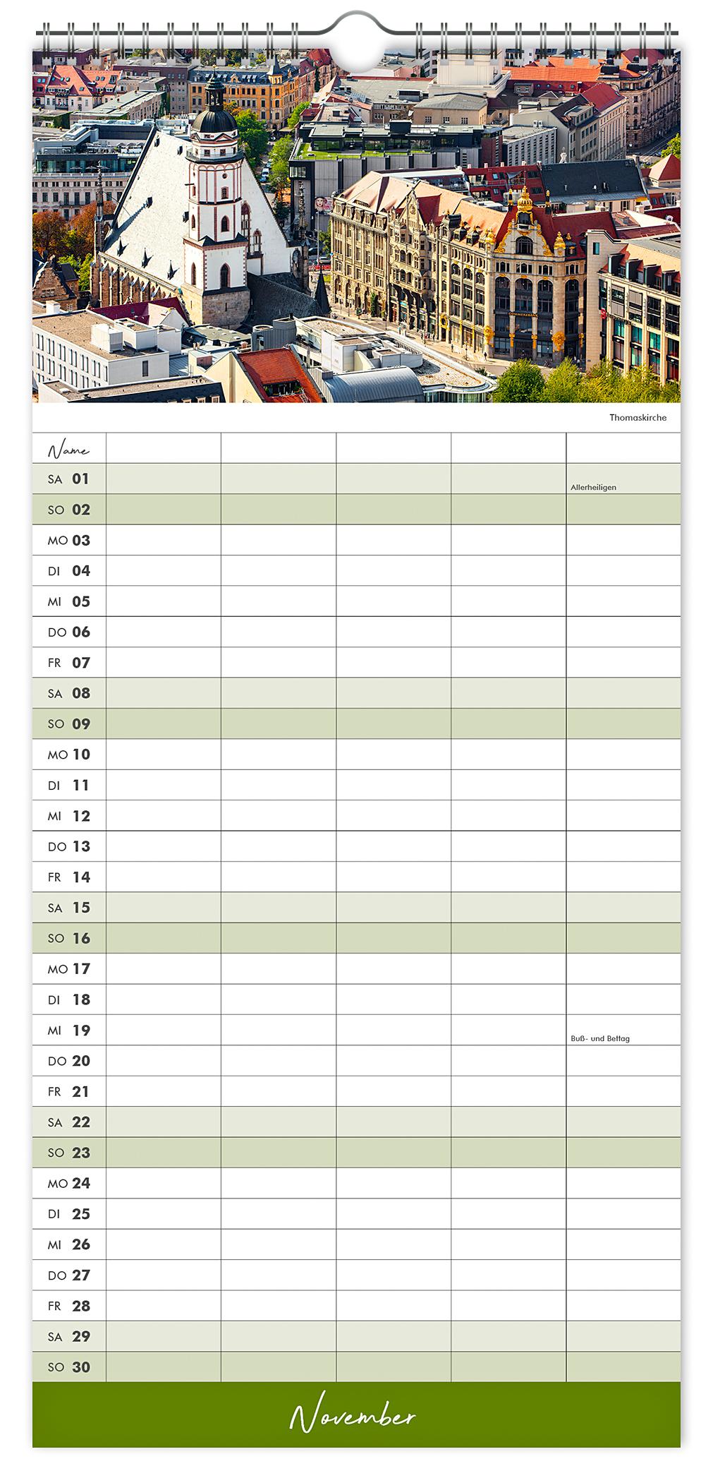 Bild: 9783910680784 | Kalender Familienplaner Leipzig 2025 | K4 Verlag (u. a.) | Kalender