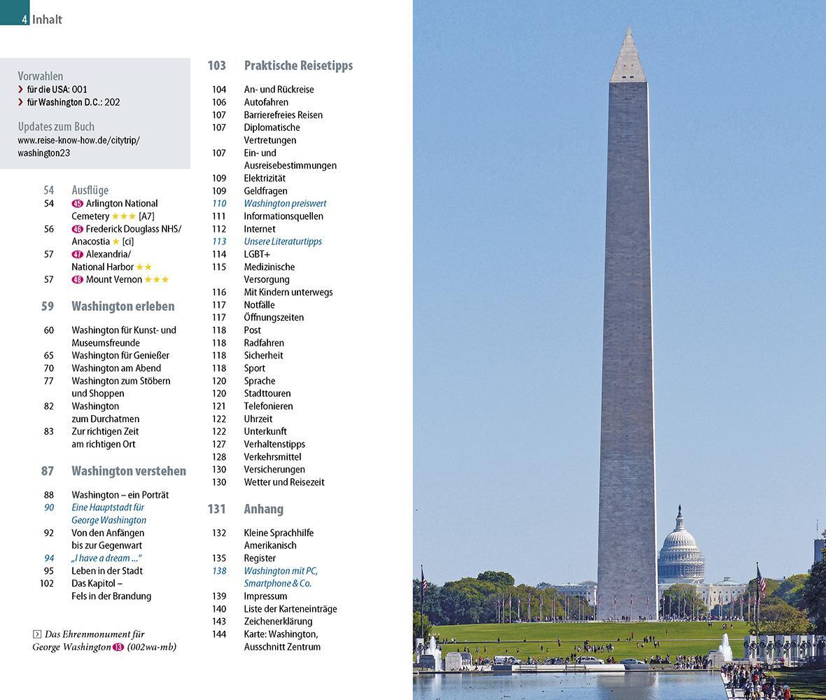 Bild: 9783831737659 | Reise Know-How CityTrip Washington D.C. | Margit Brinke (u. a.) | Buch
