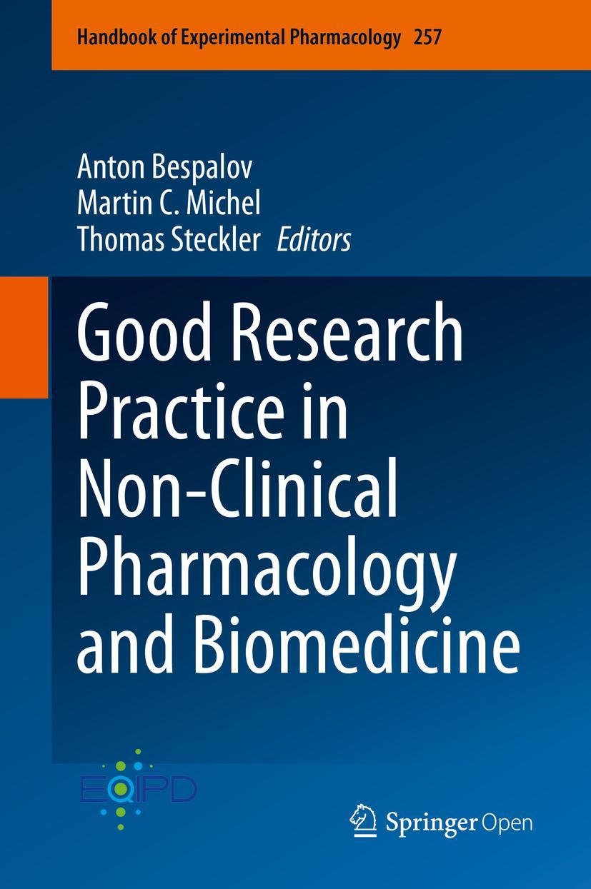 Cover: 9783030336554 | Good Research Practice in Non-Clinical Pharmacology and Biomedicine