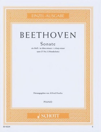 Cover: 9790001085335 | Sonate cis-Moll | Ludwig van Beethoven | Buch | 16 S. | Deutsch | 1984