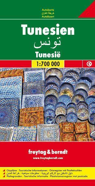 Cover: 9783707909678 | Freytag &amp; Berndt Autokarte Tunesien. Tunesie. Tunisia;Tunisie....