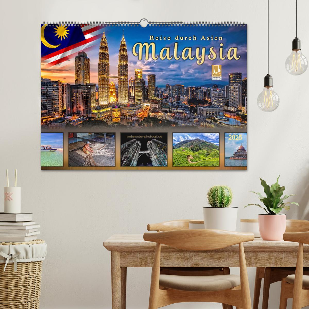 Bild: 9783435435197 | Reise durch Asien - Malaysia (Wandkalender 2025 DIN A2 quer),...